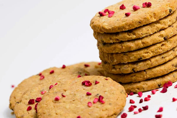 Raspberry & White Chocolate Oaties - 4 packs